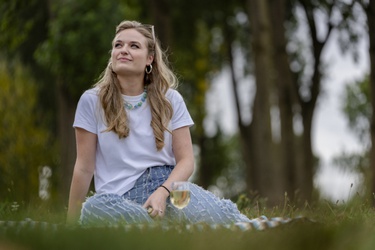 Brabantse deelneemster Rosa Spruit aan het regio songfestival