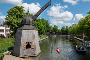 Stadskraan Utrecht tijdens de zomer
