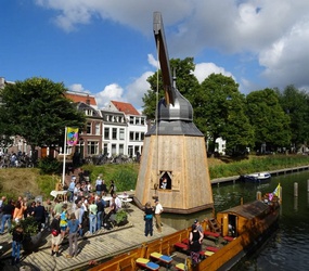 Stadskraan Utrecht tijdens Utrecht 900 jaar