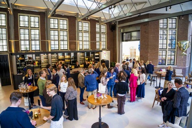 Bijeenkomst in de foyer bij het Munthuys