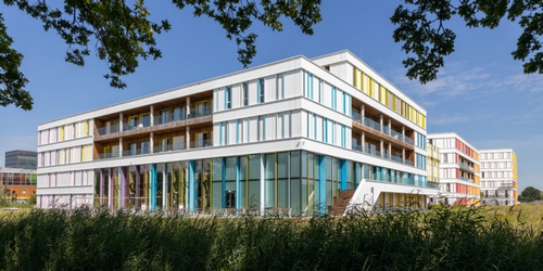 Het gebouw van het Prinses Máxima Centrum