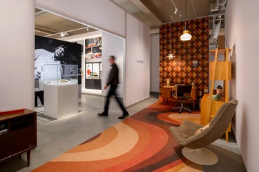 Een retro setting in het Apple Museum